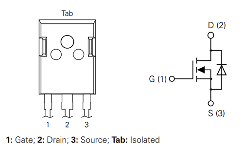 Mechanical Drawing - Littelfuse IXSJxN120R1 1200V SiC Power MOSFETs